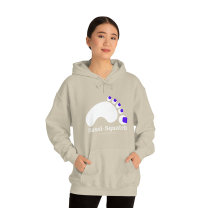 Sassi-Squatch™ Purple Nails Hooded Sweatshirt