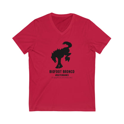 Bigfoot Bronco™ #OuterBanks V-Neck Tee