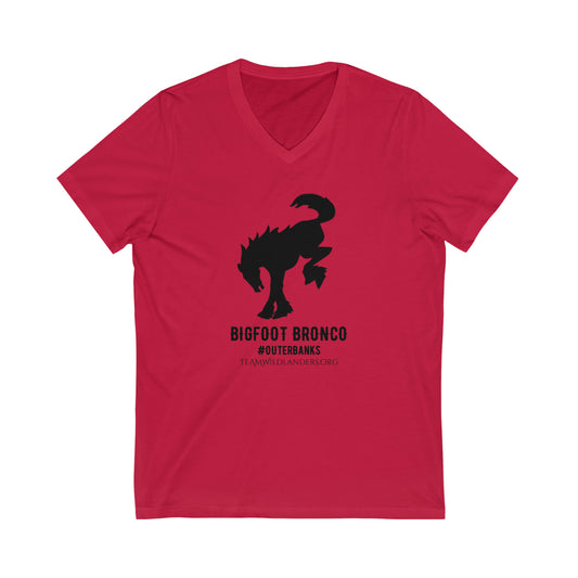 Bigfoot Bronco™ #OuterBanks V-Neck Tee