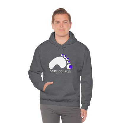 Sassi-Squatch™ Purple Nails Hooded Sweatshirt