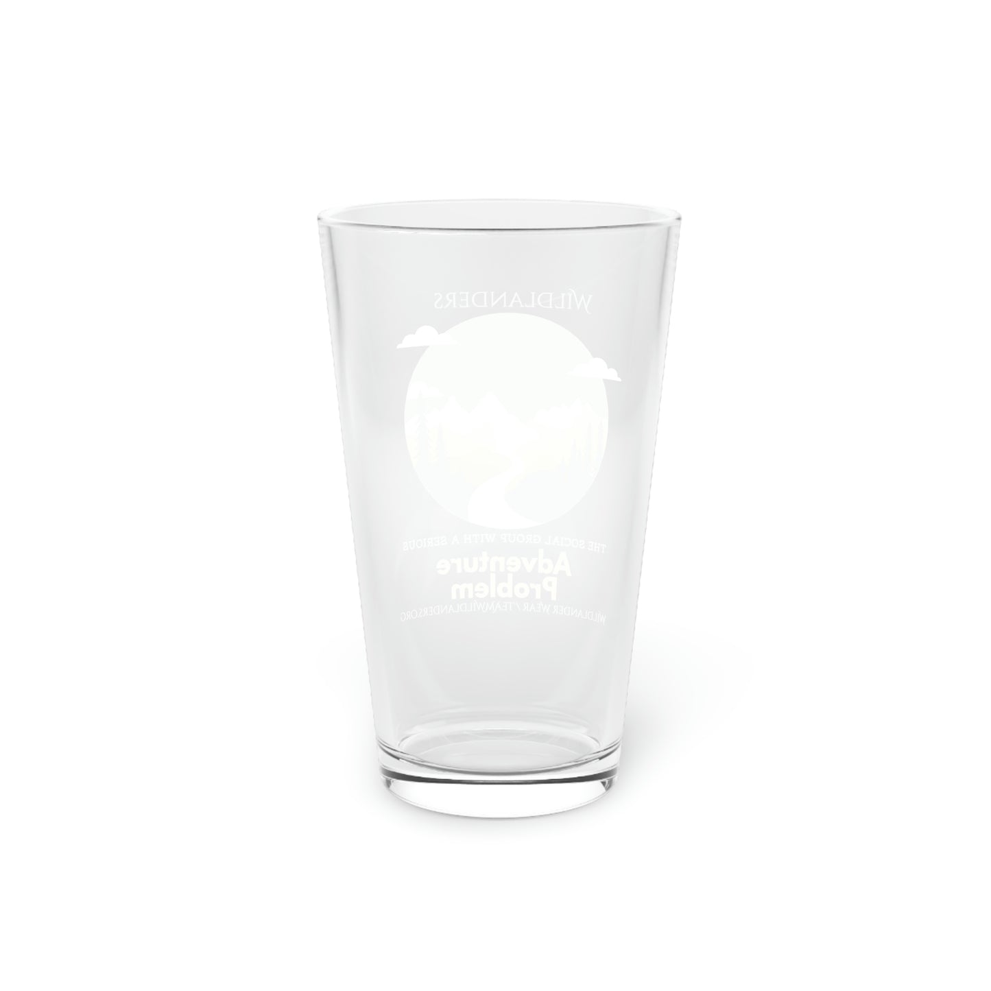 Wildlander Wear™ Adventure Problem Pint Glass, 16oz