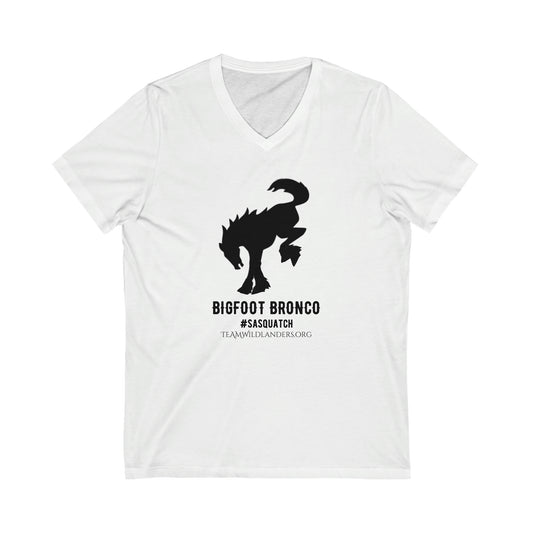 Bigfoot Bronco™ #Sasquatch V-Neck Tee