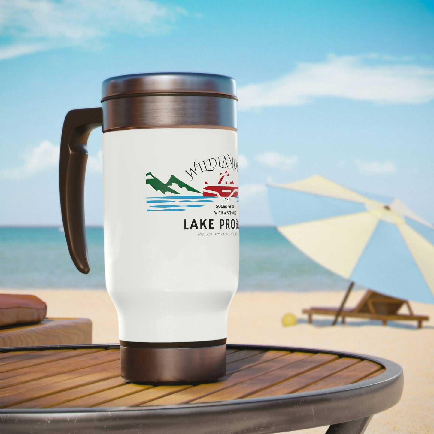 Wildlander Wear™ Lake Problem Stainless Travel Mug