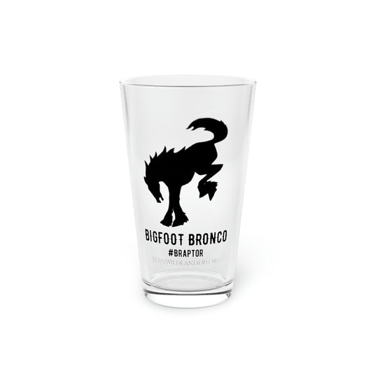 Bigfoot Bronco™ #Braptor Pint Glass, 16oz