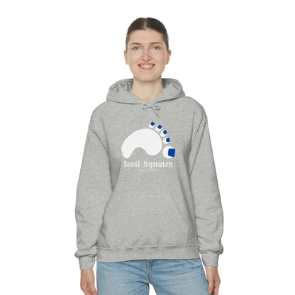 Sassi-Squatch™ Blue Nails Hooded Sweatshirt