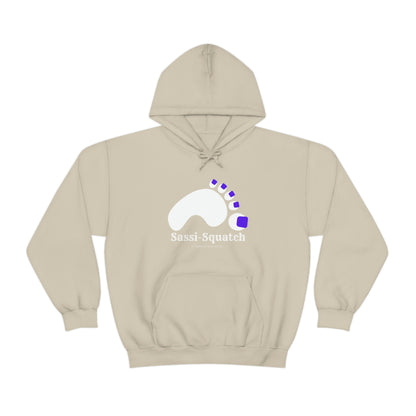 Sassi-Squatch™ Purple Nails Hooded Sweatshirt