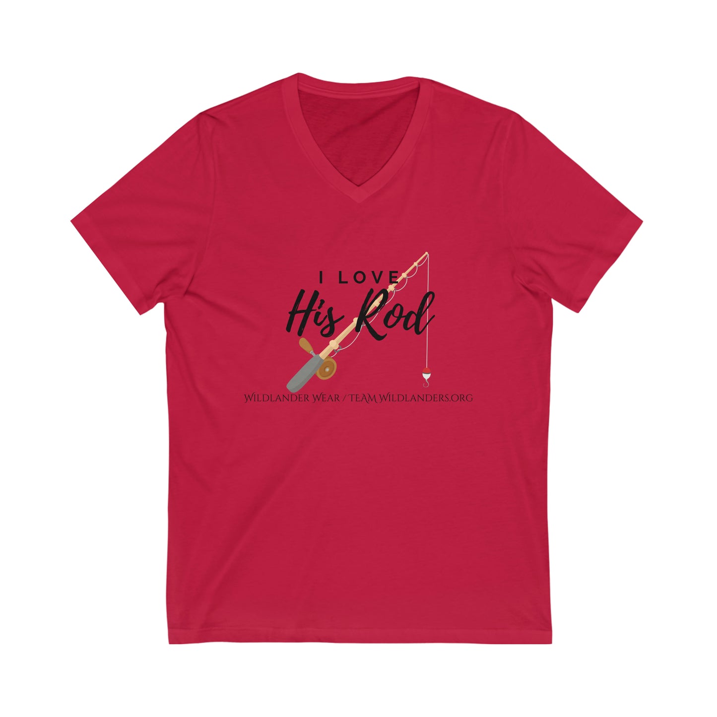 Wildlander Wear™ Ladies' Rod V-Neck Tee