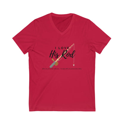 Wildlander Wear™ Ladies' Rod V-Neck Tee