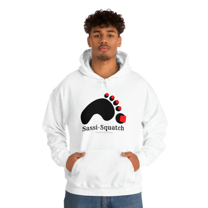 Sassi-Squatch™ Red Nails Hooded Sweatshirt