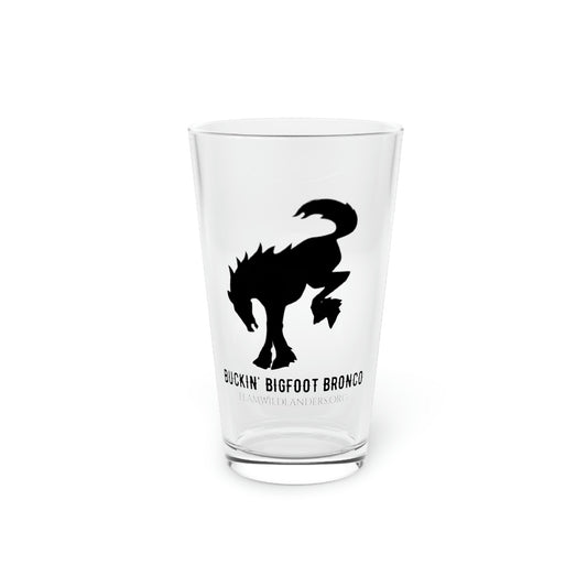 Buckin' Bigfoot Bronco™ Pint Glass, 16oz