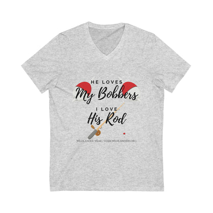 Wildlander Wear™ Ladies' Bobbers/Rod V-Neck Tee