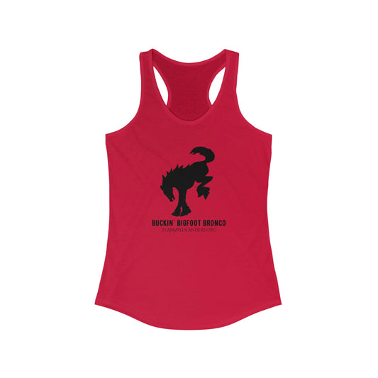 Buckin' Bigfoot Bronco™ Women's Racerback Tank