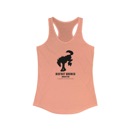 Bigfoot Bronco™ #Braptor Women's Racerback Tank