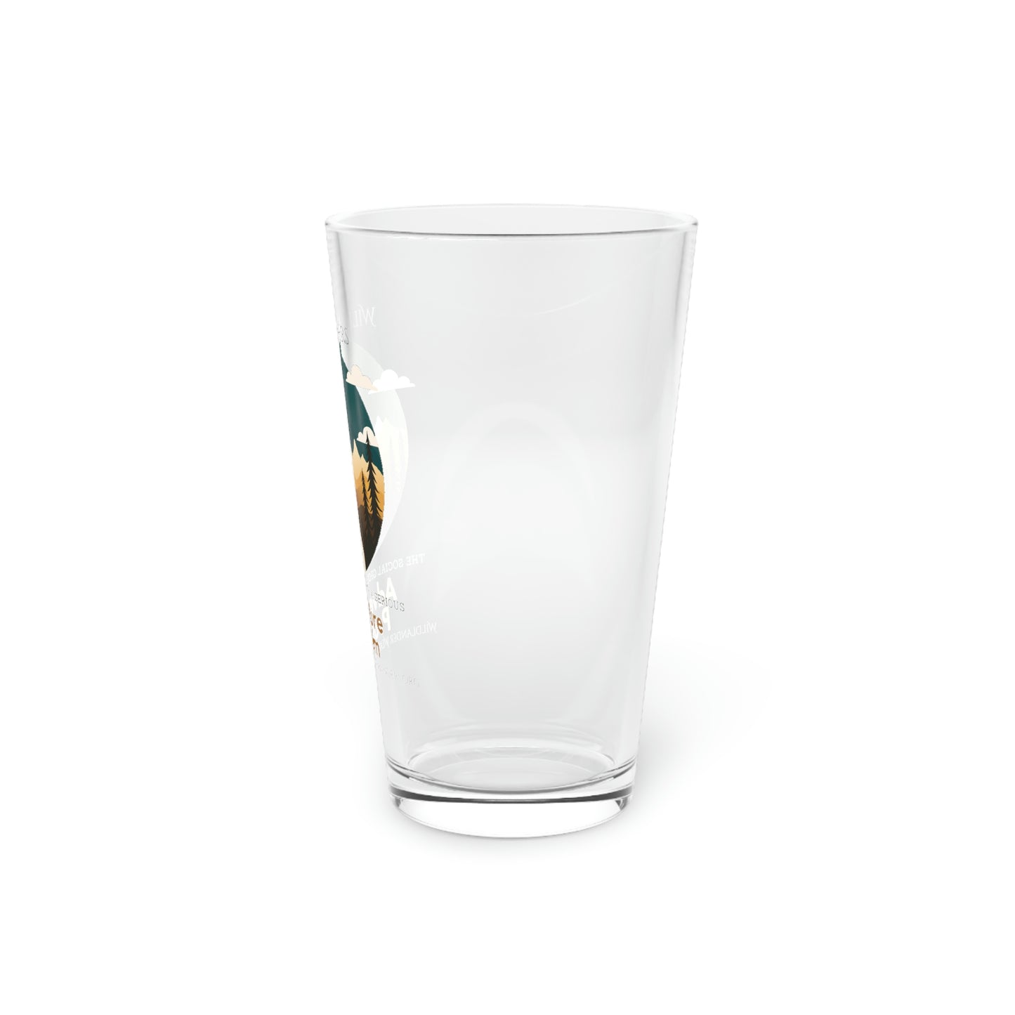 Wildlander Wear™ Adventure Problem Pint Glass, 16oz