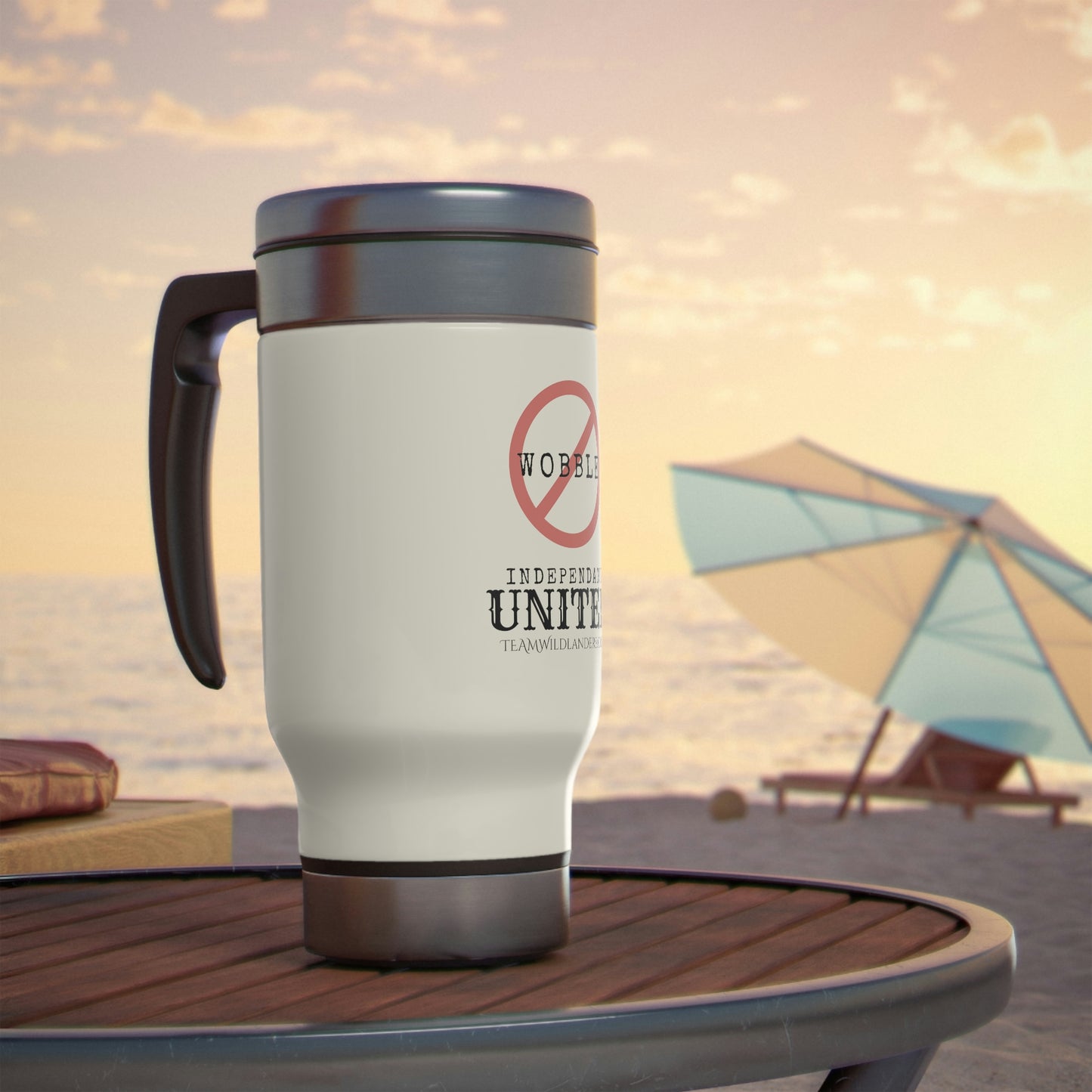 Independent United™ WobbleBusters Stainless Travel Mug