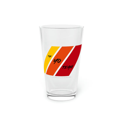 The Yo Team™ OG Stripe Pint Glass, 16oz