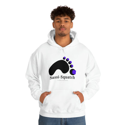 Sassi-Squatch™ Purple Nails Hooded Sweatshirt