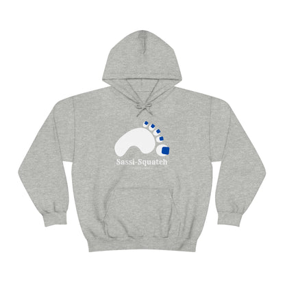 Sassi-Squatch™ Blue Nails Hooded Sweatshirt