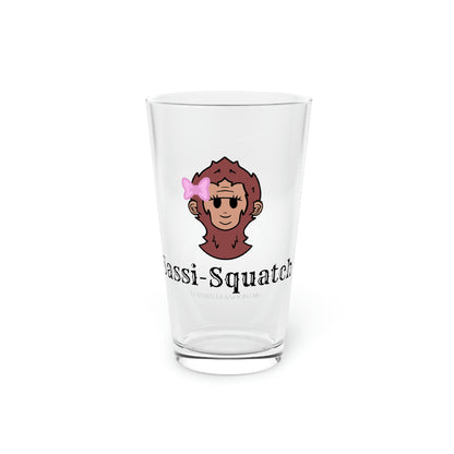 Sassi-Squatch™ Character Pint Glass, 16oz