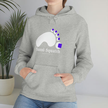 Sassi-Squatch™ Purple Nails Hooded Sweatshirt