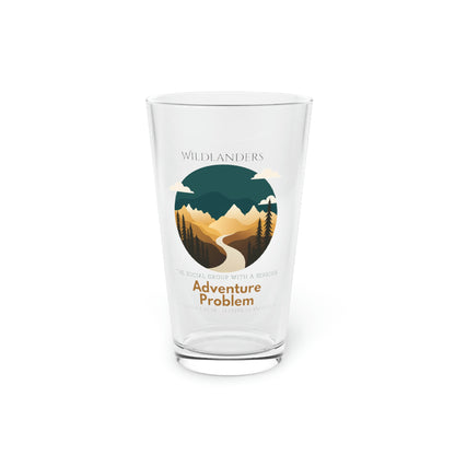 Wildlander Wear™ Adventure Problem Pint Glass, 16oz