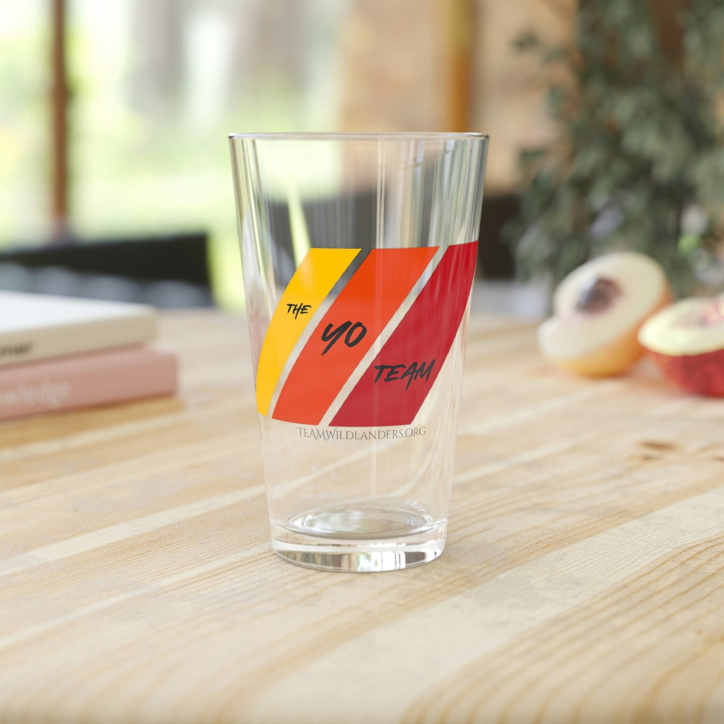 The Yo Team™ OG Stripe Pint Glass, 16oz