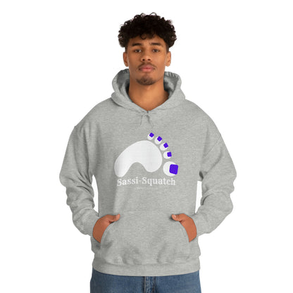 Sassi-Squatch™ Purple Nails Hooded Sweatshirt