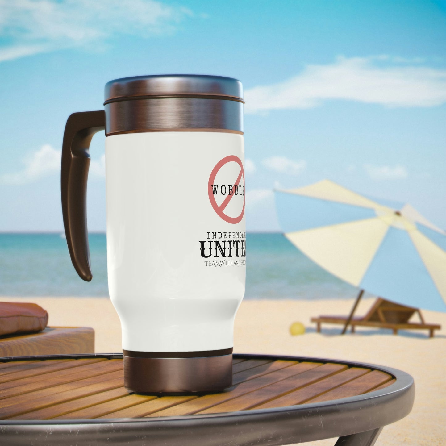 Independent United™ WobbleBusters Stainless Travel Mug