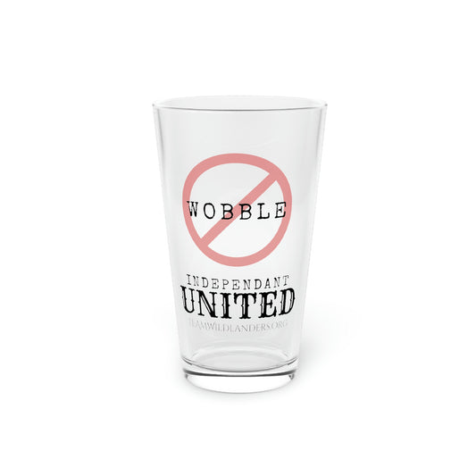 Independent United™ WobbleBuster Pint Glass, 16oz