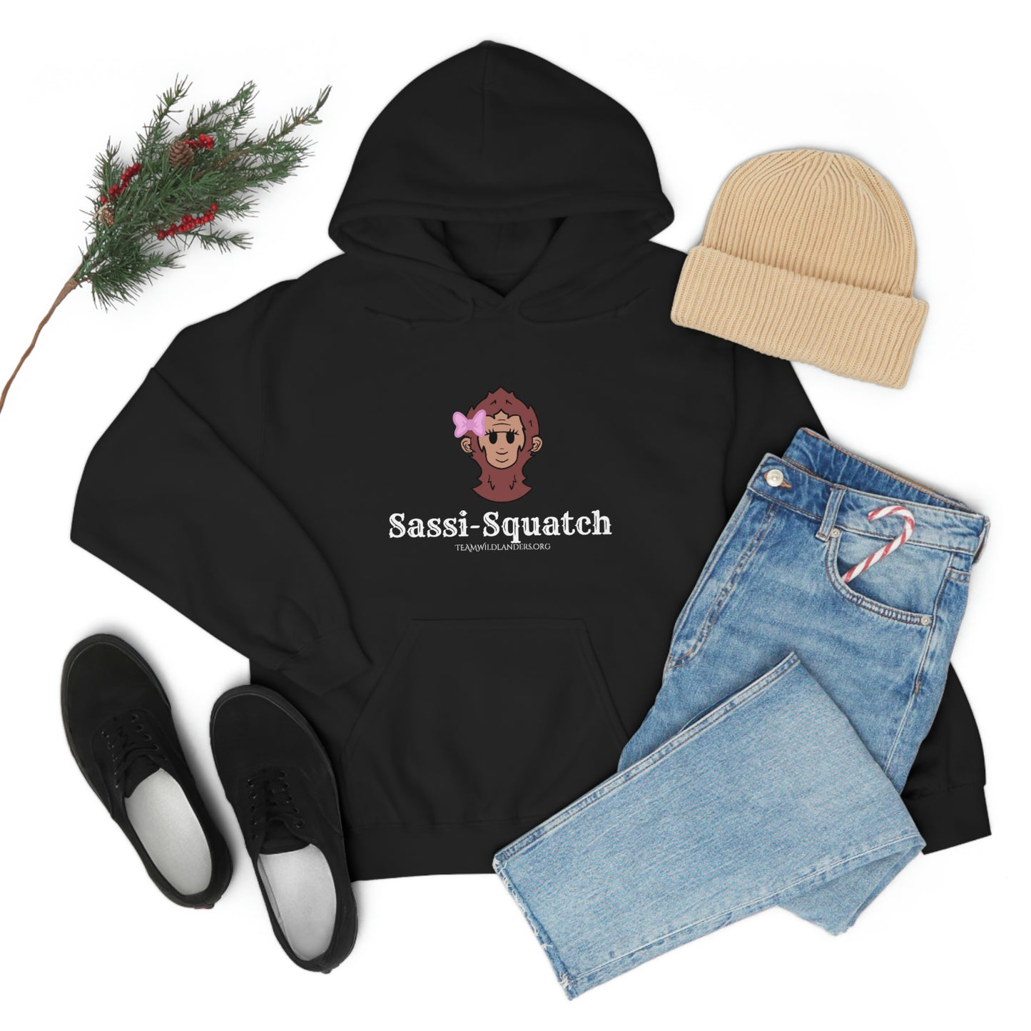 Sassi-Squatch™ Character Hooded Sweatshirt