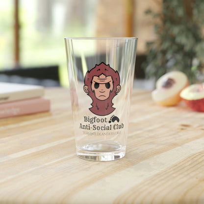 Bigfoot Anti-Social Club™ Character Pint Glass, 16oz