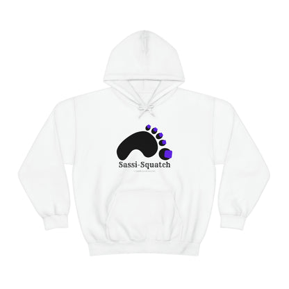 Sassi-Squatch™ Purple Nails Hooded Sweatshirt