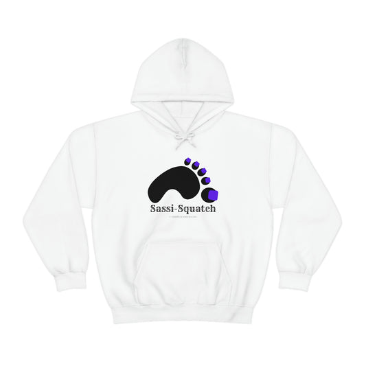 Sassi-Squatch™ Purple Nails Hooded Sweatshirt