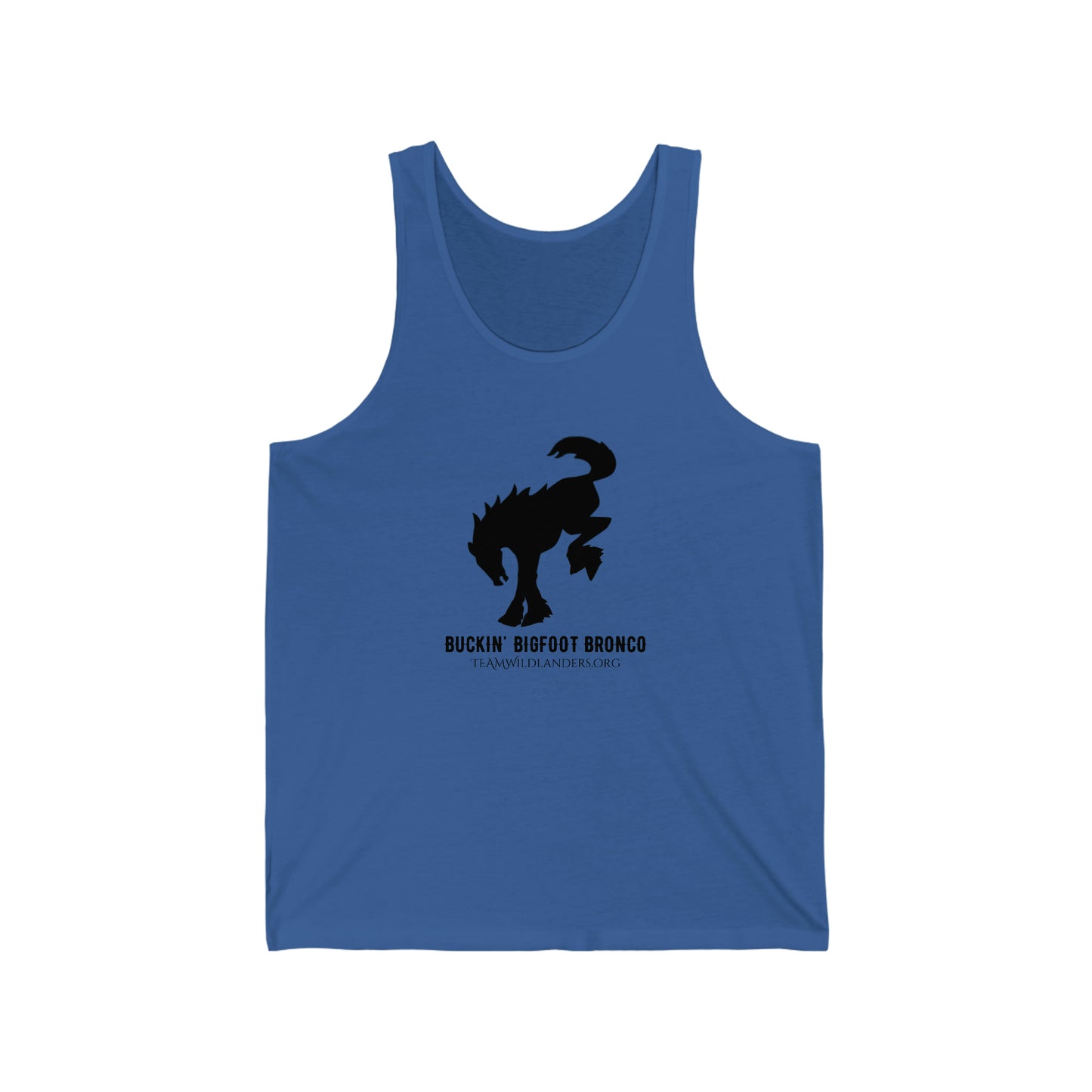 Buckin' Bigfoot Bronco™ Unisex Jersey Tank