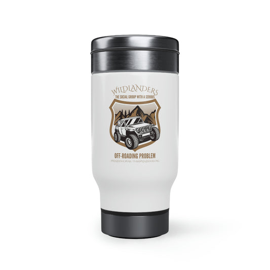 Wildlander Wear™ Off-Roading Problem Wrangler Stainless Travel Mug