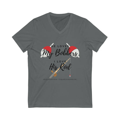 Wildlander Wear™ Ladies' Bobbers/Rod V-Neck Tee