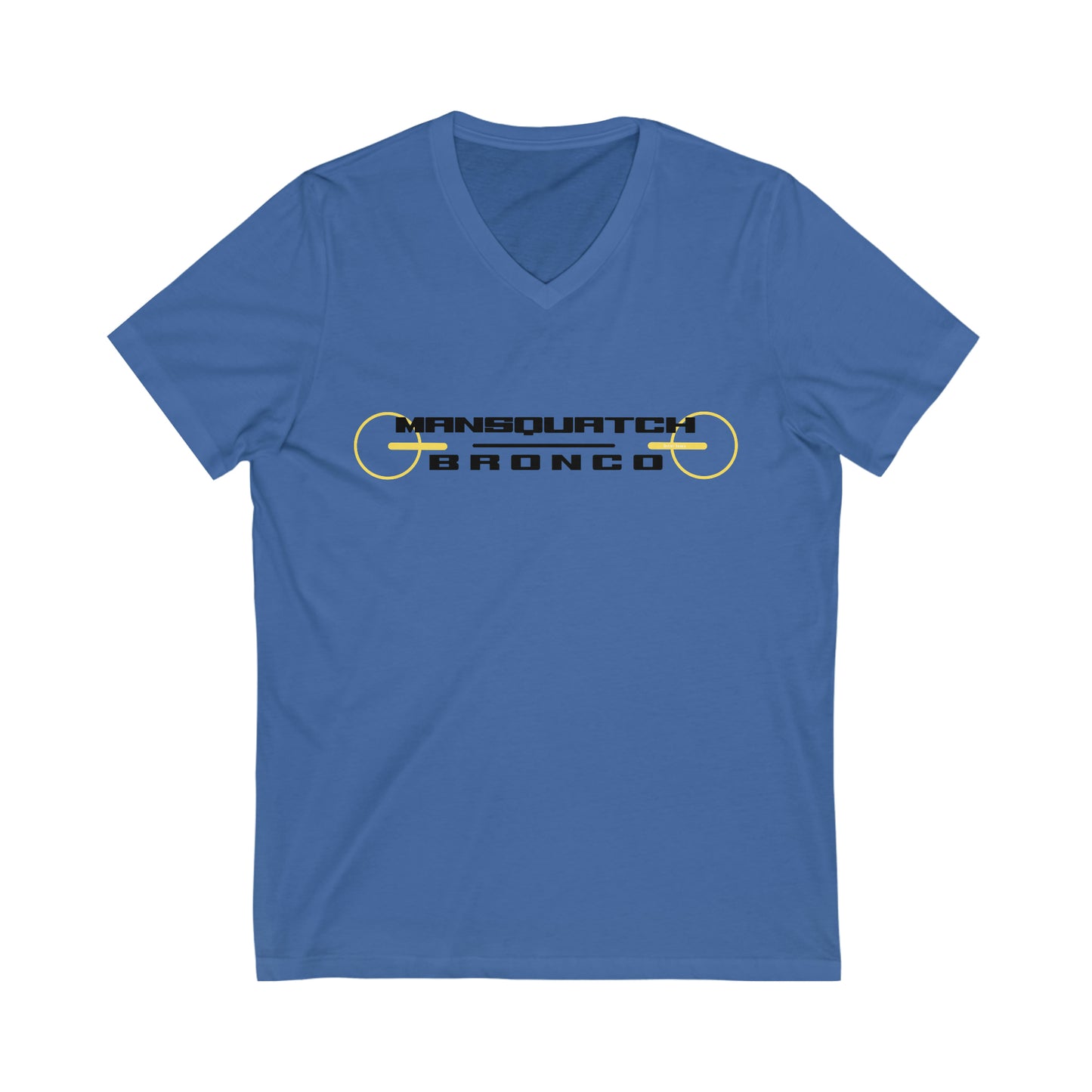 Bigfoot Bronco™ ManSquatch Headlights V-Neck Tee